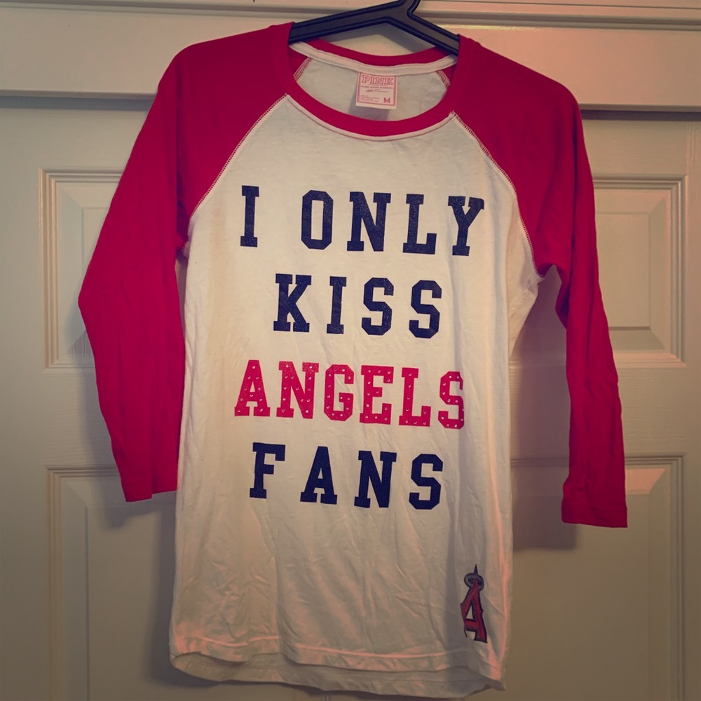 Victoria’s Secret PINK MLB Raglan Tee - LA Angels of Anaheim